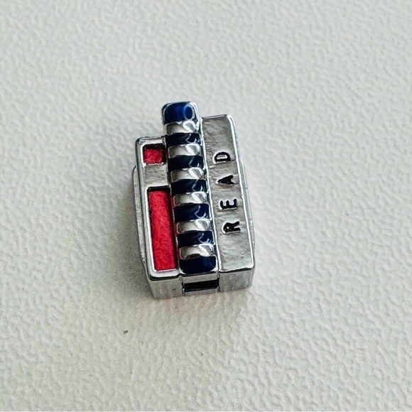 Keep Collective “Read” Book Charm - Silver Tone - Picture 2 of 3